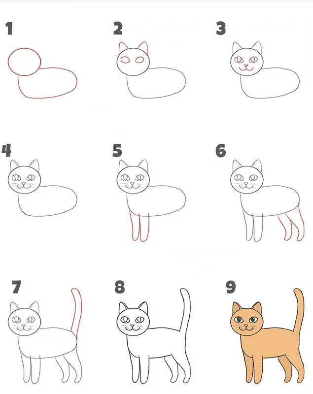 Dạy bé vẽ con vật đơn giản: +9 hướng dẫn cho cha mẹ áp dụng