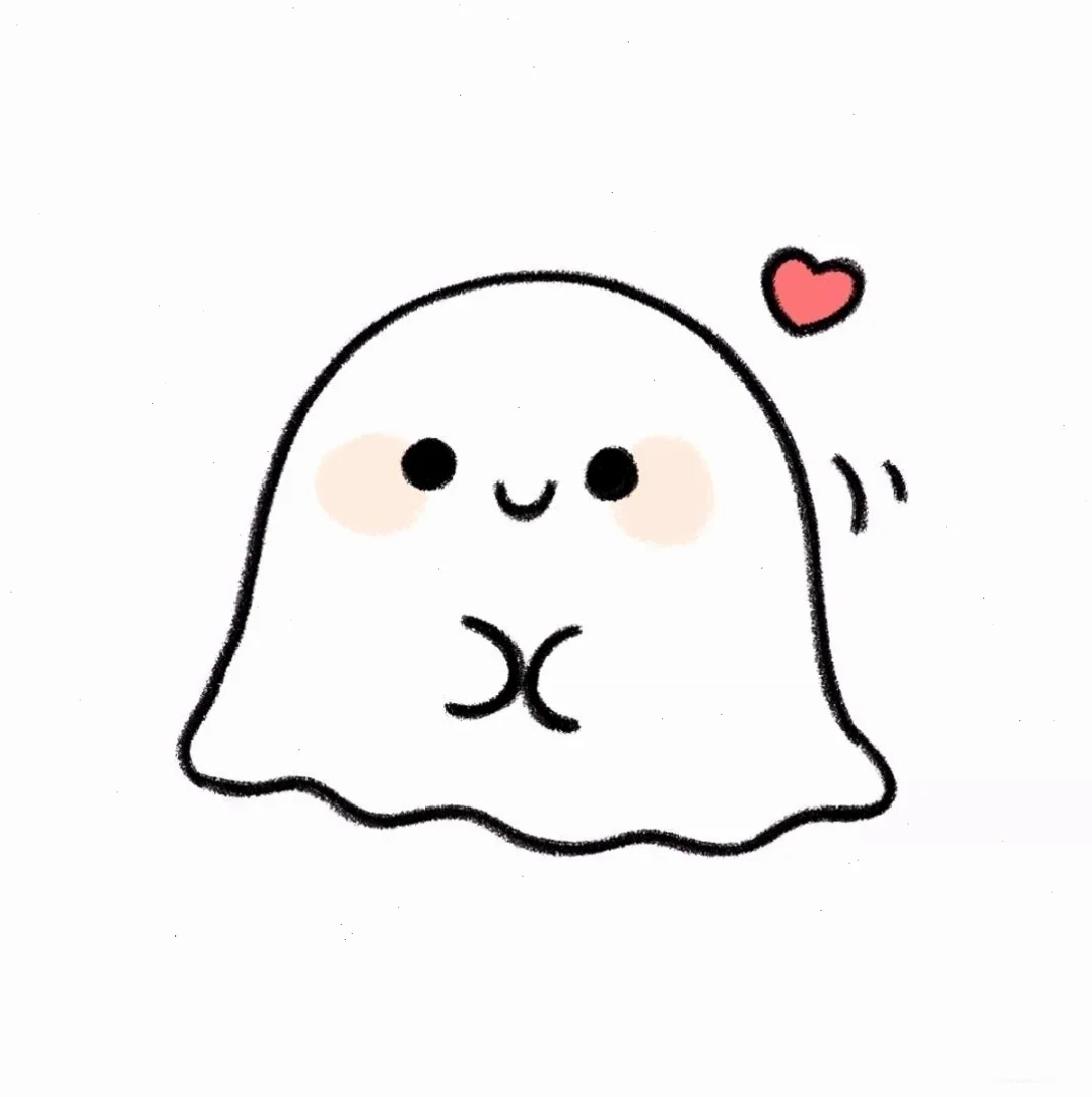 Tranh vẽ cute nàng thơ nhỏ nhắn phong cách Hàn Quốc