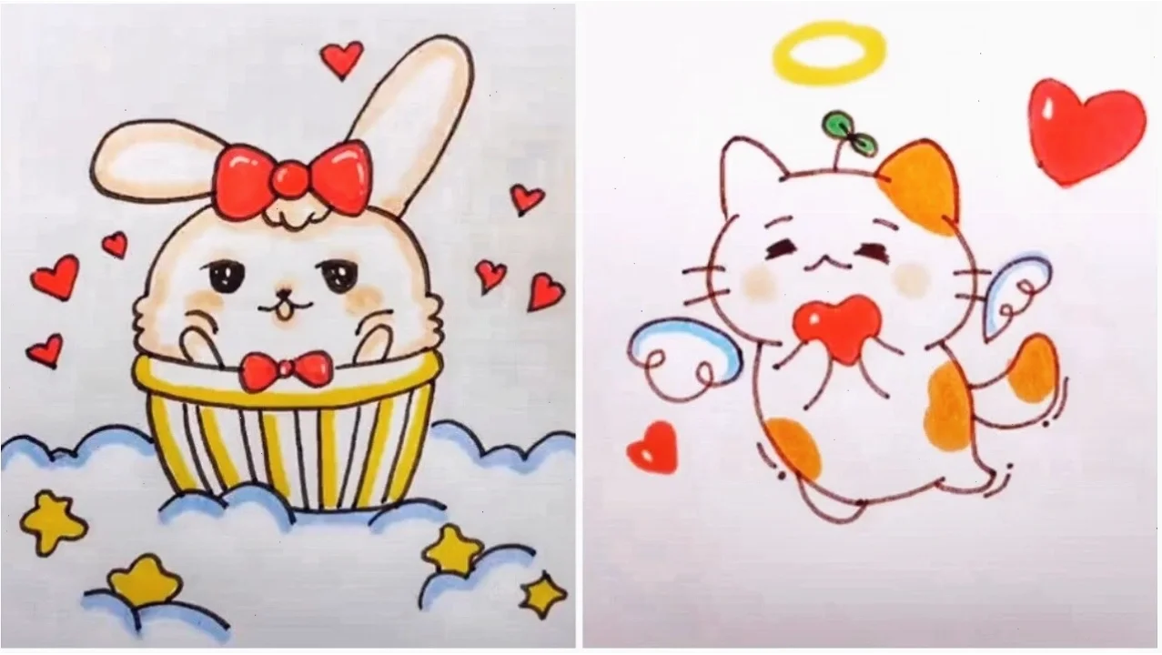 Hình vẽ trái cây chibi