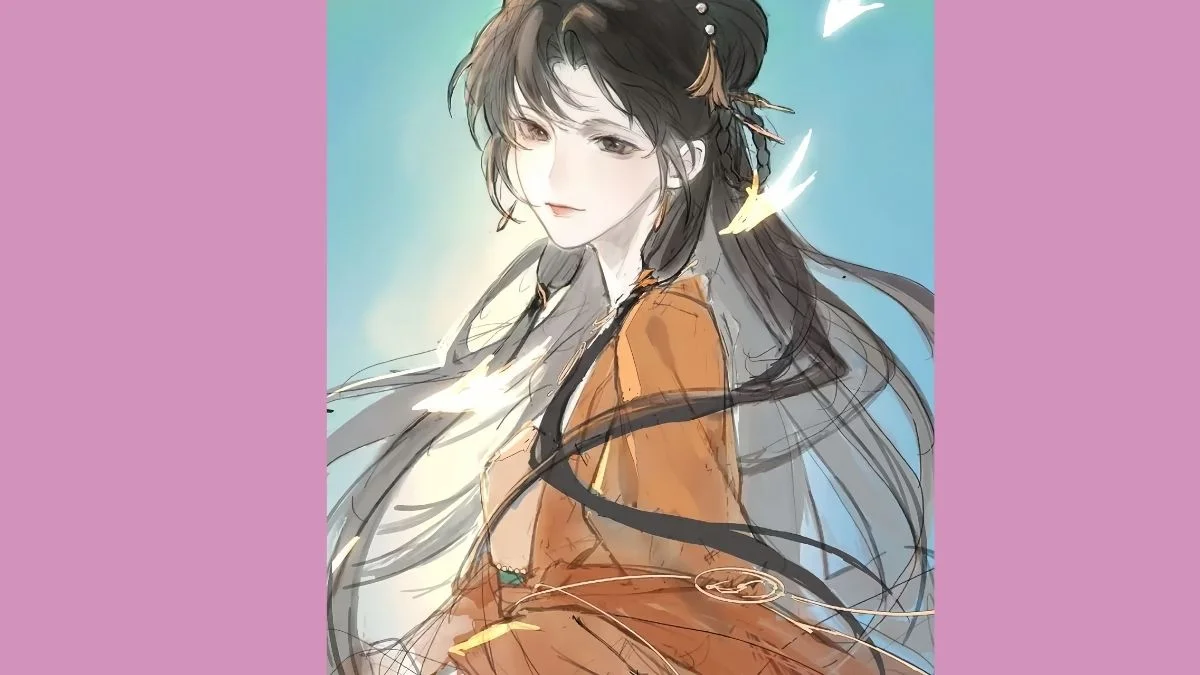 hình nền vẽ tranh anime nữ cổ trang
