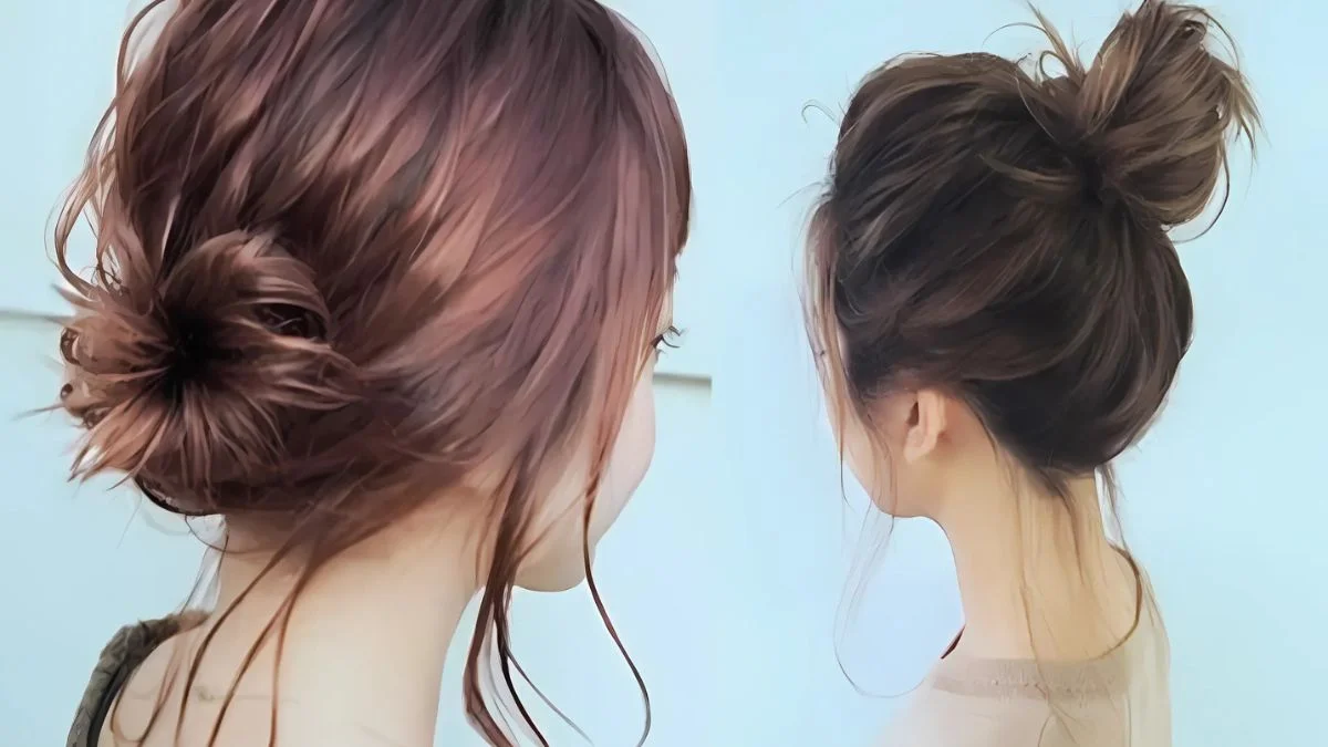 Cách buộc tóc ngắn cao phồng đánh rối