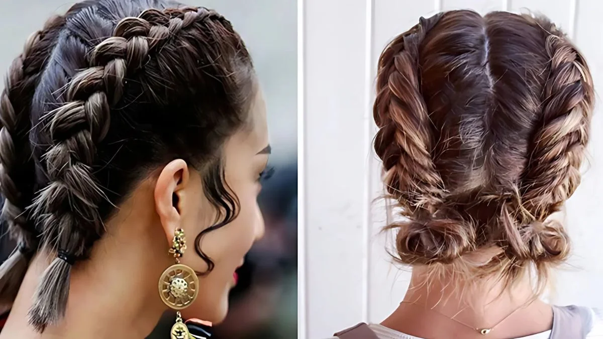 Cách buộc tóc ngắn tết sát da đầu