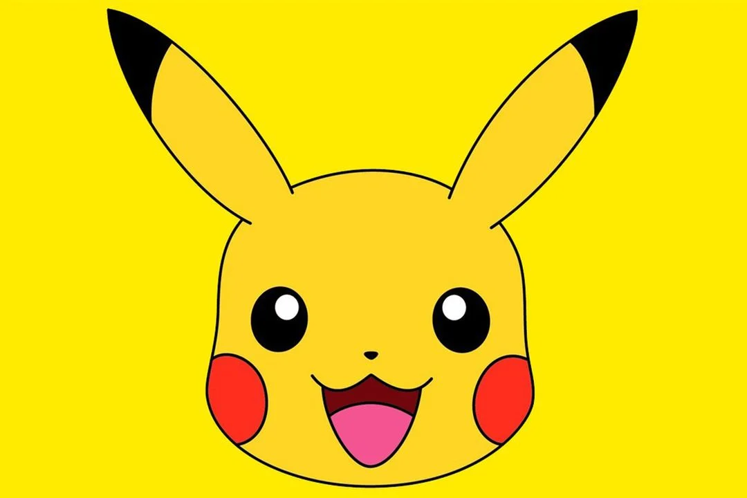 hình nền iphone đẹp Pikachu vui nhộn nền vàng tươi sáng