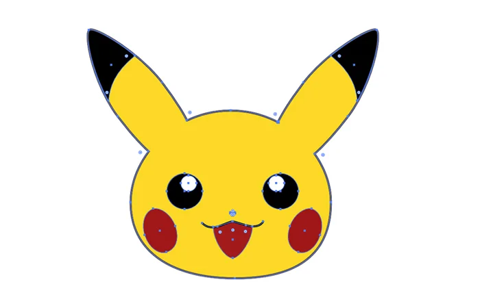 hình nền iphone đẹp khuôn mặt Pikachu vẽ tay đơn giản