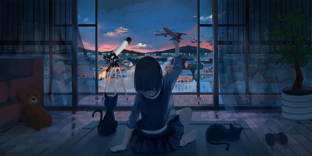 Tải ngay bộ hình nền anime cực chill cho điện thoại, máy tính