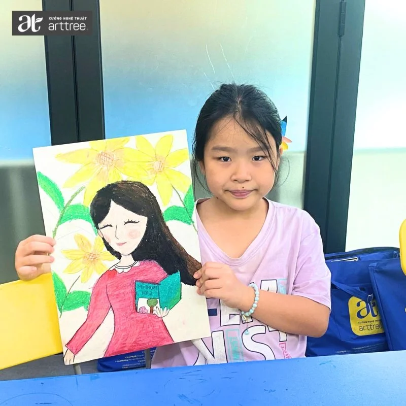 Art Tree và câu chuyện tôn sư trọng đạo đằng sau những bức tranh 20 tháng 11.