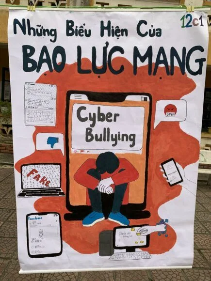 Tranh Vẽ Bạo Lực Học Đường Đẹp, Đơn Giản Vì Tương Lai Khỏe Mạnh