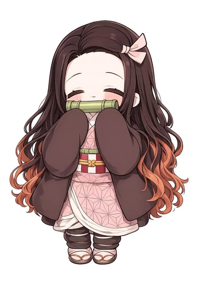 Hình chibi cute Nezuko Kamado