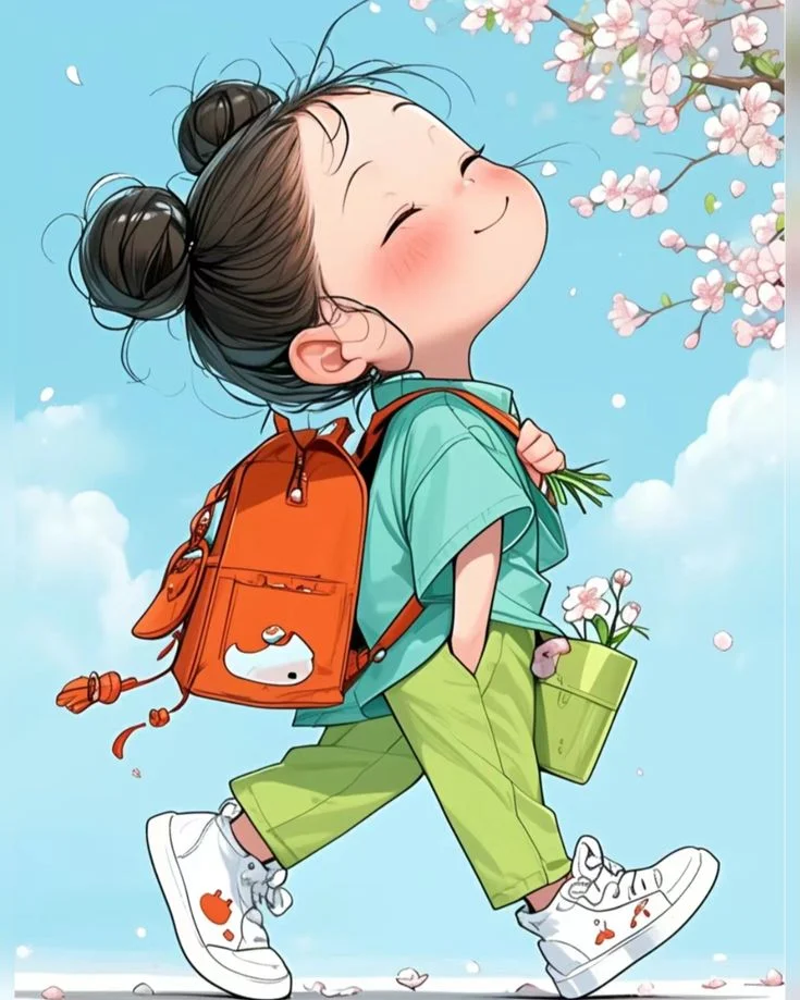 hình nền cute chibi nữ (3)