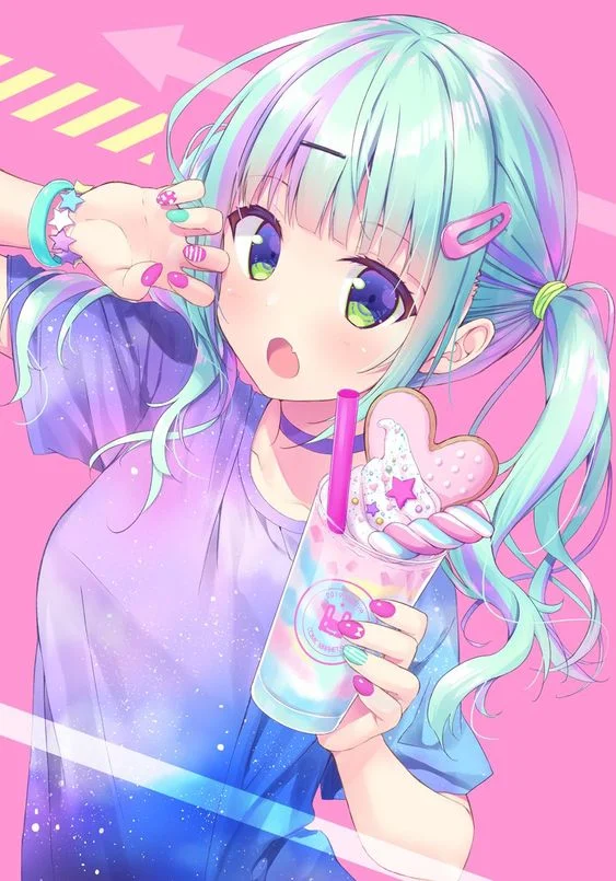 hình chibi dễ thương vẽ nữ (2)
