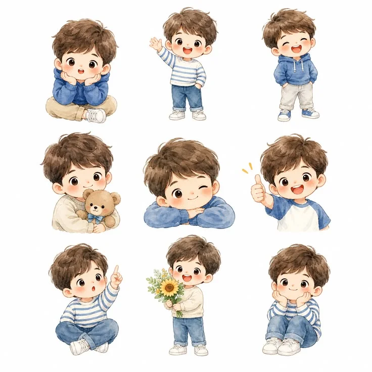100+ Hình Sticker Chibi Cute Dễ Thương, Hình Chibi Cute Dễ Vẽ