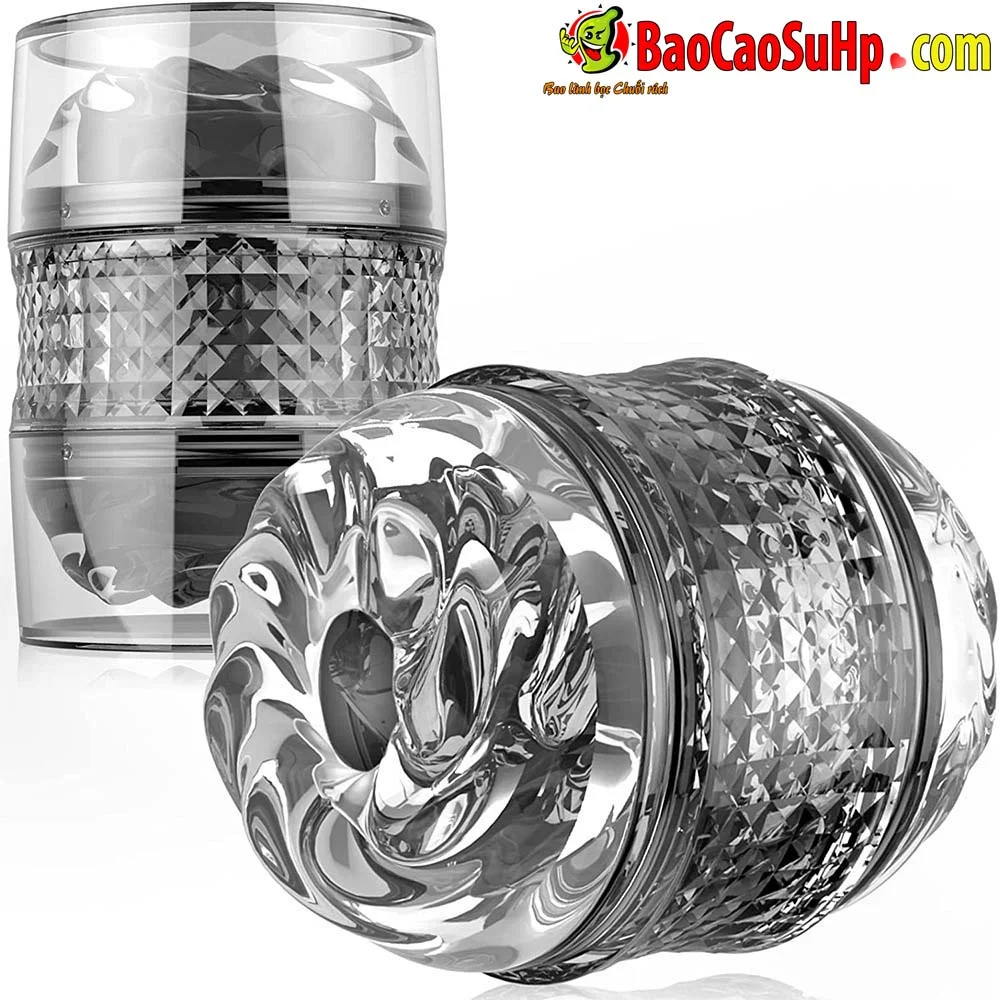 Cốc thủ dâm trong suốt 2 đầu Air Short Tuning MY-0259 - hình ảnh sản phẩm số 5