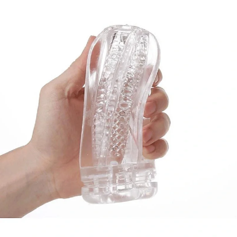 Cốc thủ dâm chất liệu silicon thiết kế trong suốt như pha lê - Sextoyvip