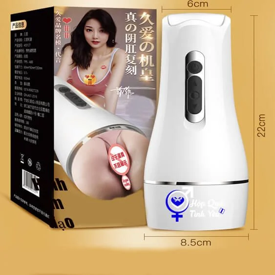Cốc thủ dâm cầm tay có rung rên giá rẻ dùng sạc 6d (2)