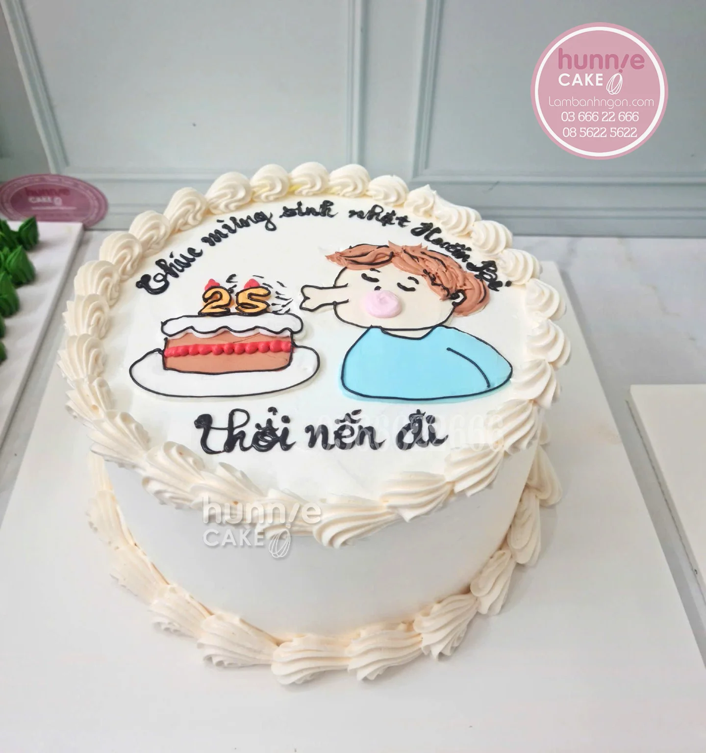 Bánh Sinh Nhật Thổi Nến Đi Anh – Mẫu Bánh Hài Hước Độc Lạ 12617