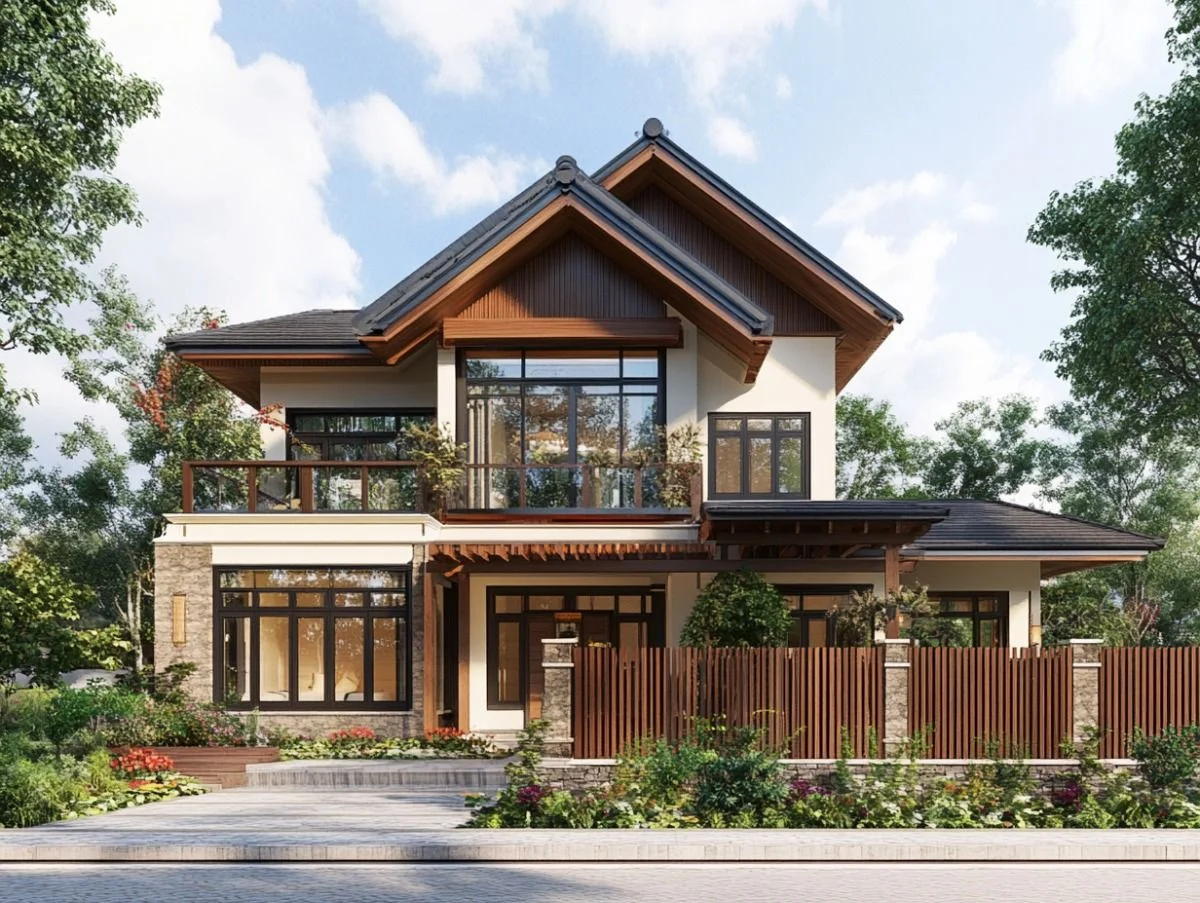 Biệt thự mái ngói phong cách nghỉ dưỡng