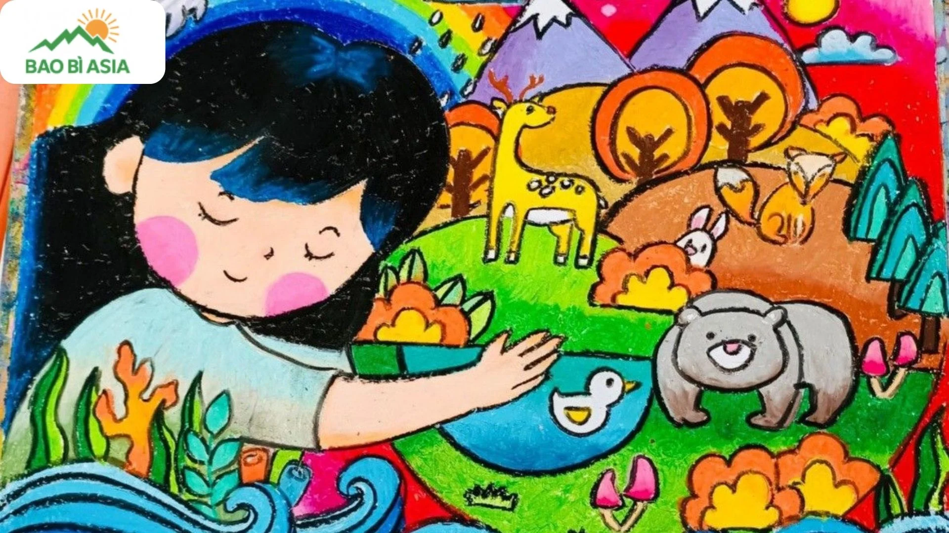 30+ Những Bức Tranh Bảo Vệ Môi Trường Đẹp, Ý Nghĩa, Độc Đáo (2)